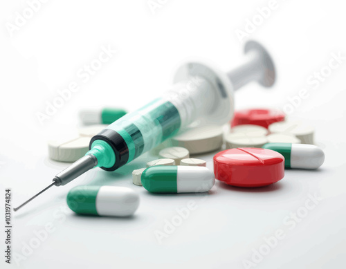 Medical Supplies: Syringes and Pills