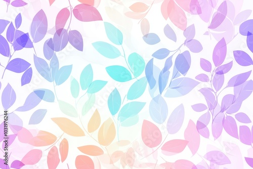 Abstract floral watercolor background with soft pastel colors. Concept of spring or nature design.