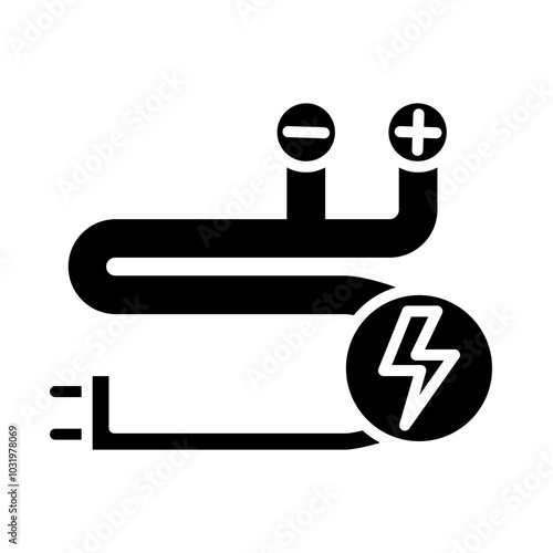 Electrical Wiring glyph icon