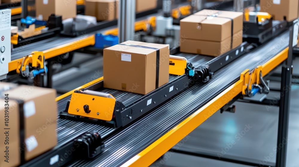 Automated Sorting System Enhancing Efficiency in Warehouse Package Movement Automated Sorting System Enhancing Efficiency in Warehouse Package Movement