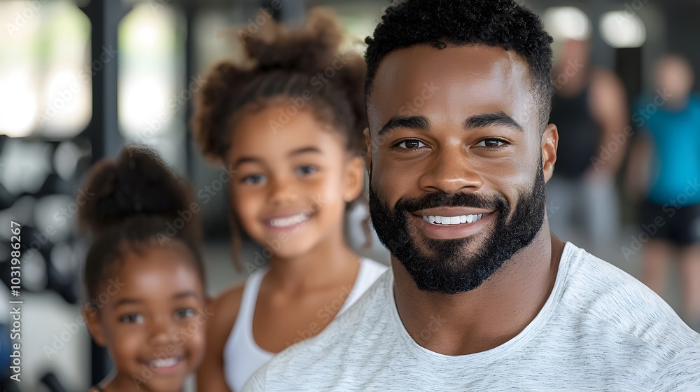 A supportive family stands by a man as he embarks on a transformative fitness journey inspiring him to maintain a healthy lifestyle through regular exercise dedication A supportive family stands by a man as he embarks on a transformative fitness journey inspiring him to maintain a healthy lifestyle through regular exercise dedication