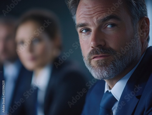 Businessman in a Meeting