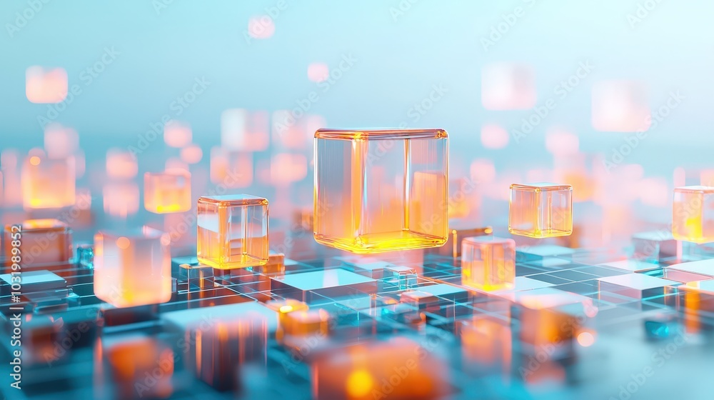 Layers of light representing the building blocks of a strategic partnership Layers of light representing the building blocks of a strategic partnership