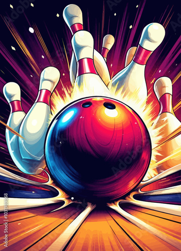 Bowling Ball Strike 
