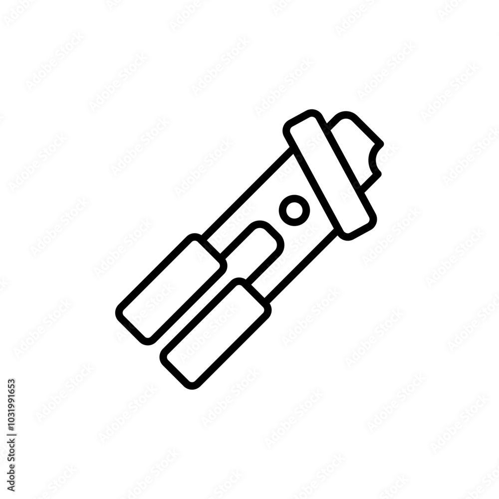 Can opener outline icons, minimalist vector illustration ,simple transparent graphic element .Isolated on white background Can opener outline icons, minimalist vector illustration ,simple transparent graphic element .Isolated on white background