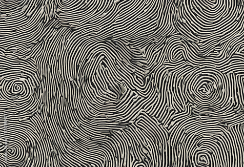 Fingerprint seamless background on square shape