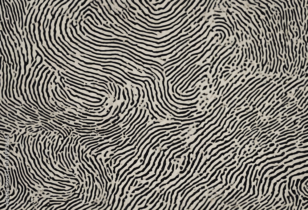 Obraz premium Fingerprint seamless background