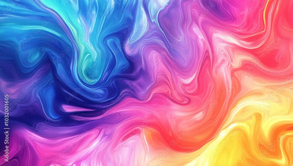 Abstract Swirling Liquid Colors Abstract Swirling Liquid Colors