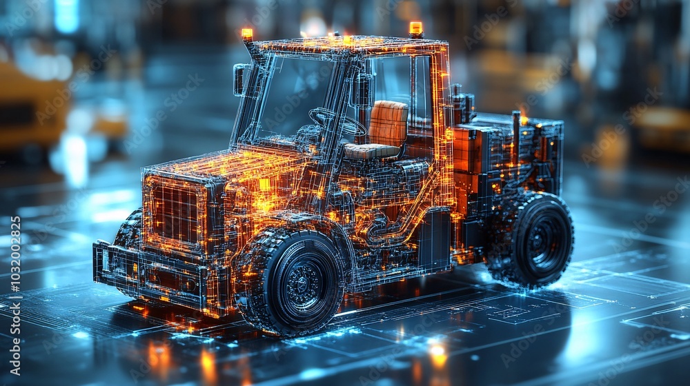 Digital Design of a Futuristic Construction Vehicle Digital Design of a Futuristic Construction Vehicle