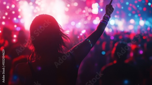 Festival vibes and atmosphere: Capturing the overall energy and excitement of a music festival, from stage to crowd