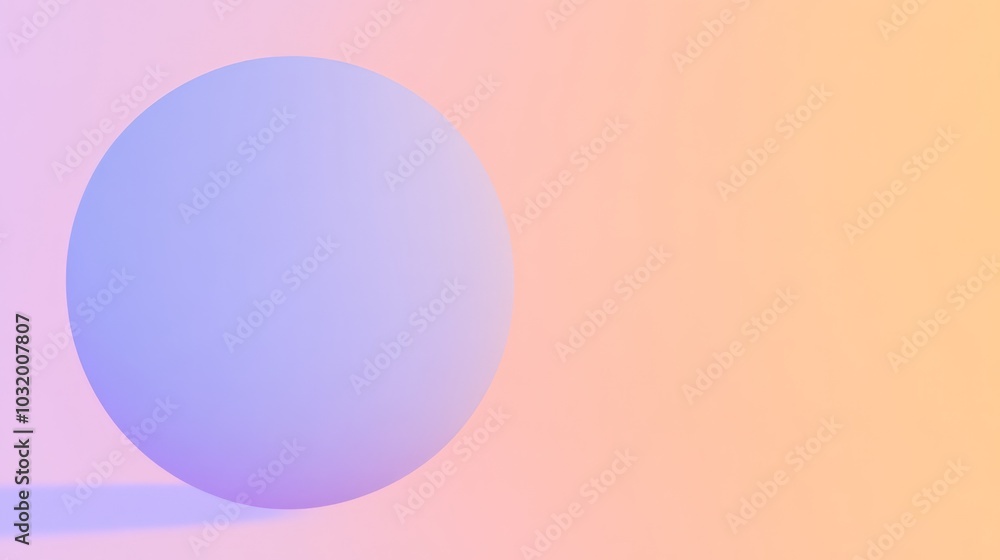 Soothing Gradient Sphere: Pastel Harmony Soothing Gradient Sphere: Pastel Harmony