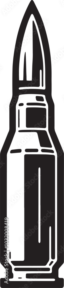 Bullet Outline Vector Illustration Bullet Outline Vector Illustration