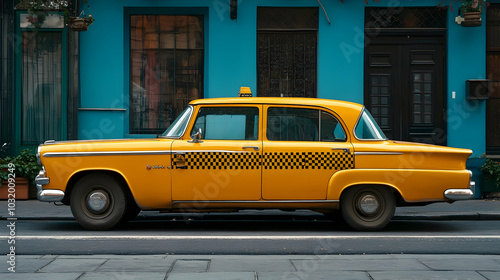 yellow taxi cab