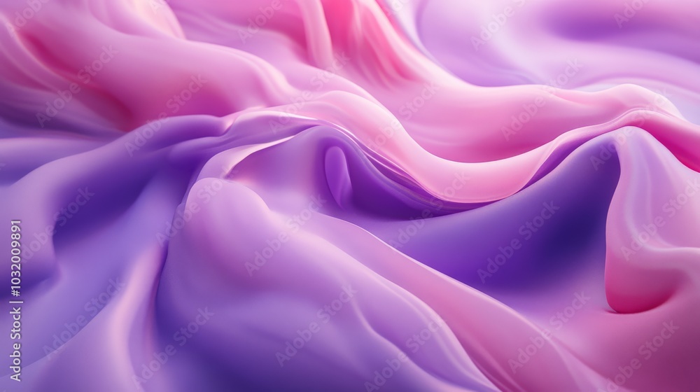 Fototapeta premium Captivating Cascade of Vibrant Shades: A Dreamy Textile Composition