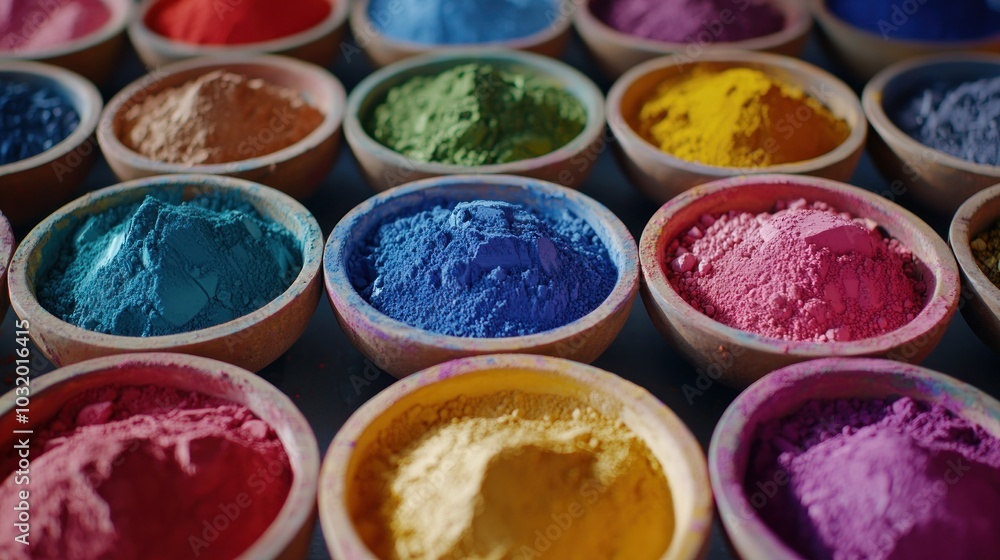 Vibrant Colors in Bowls Vibrant Colors in Bowls