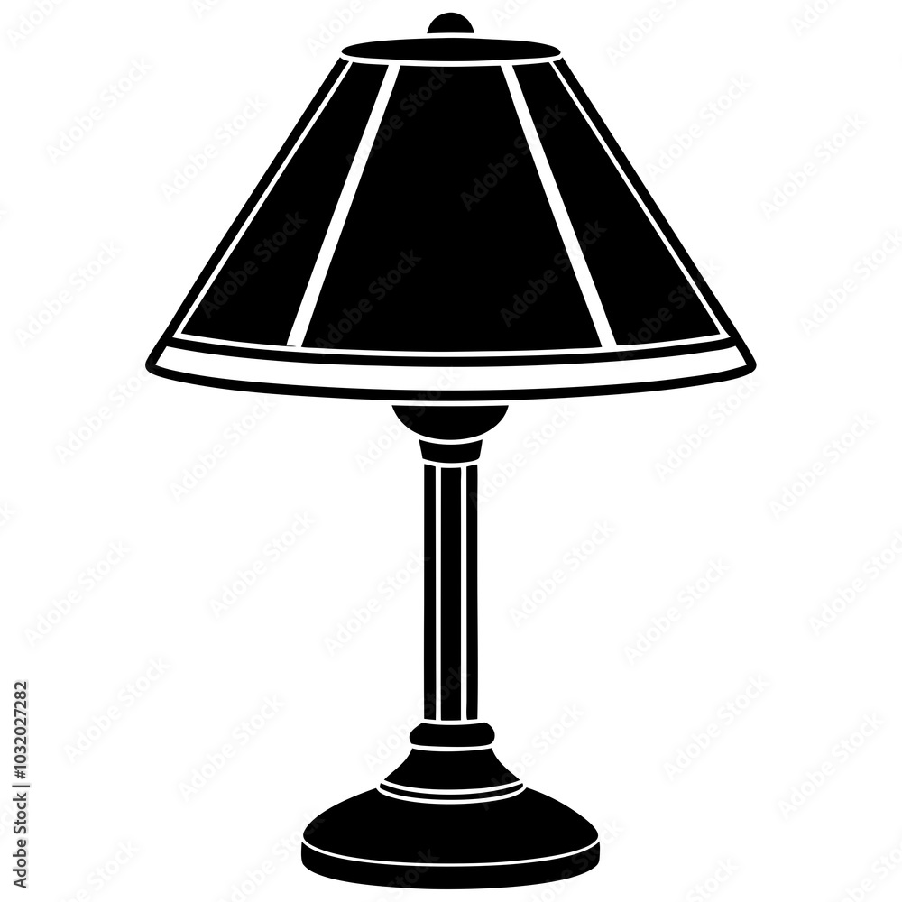 table lamp isolated on white background table lamp isolated on white background