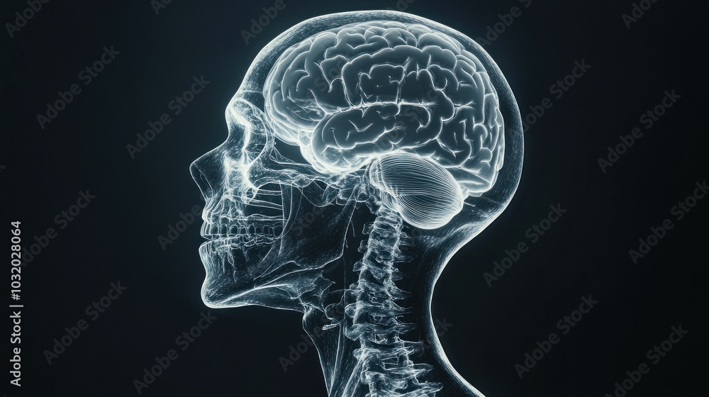 Human Brain Anatomy Illustration Human Brain Anatomy Illustration