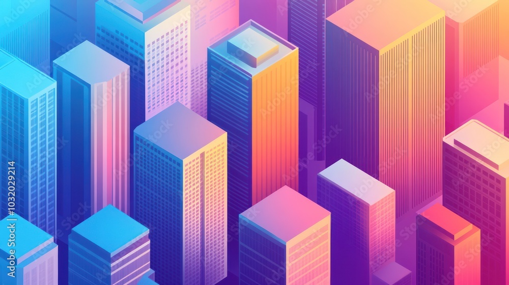Vibrant Cityscape Vibrant Cityscape
