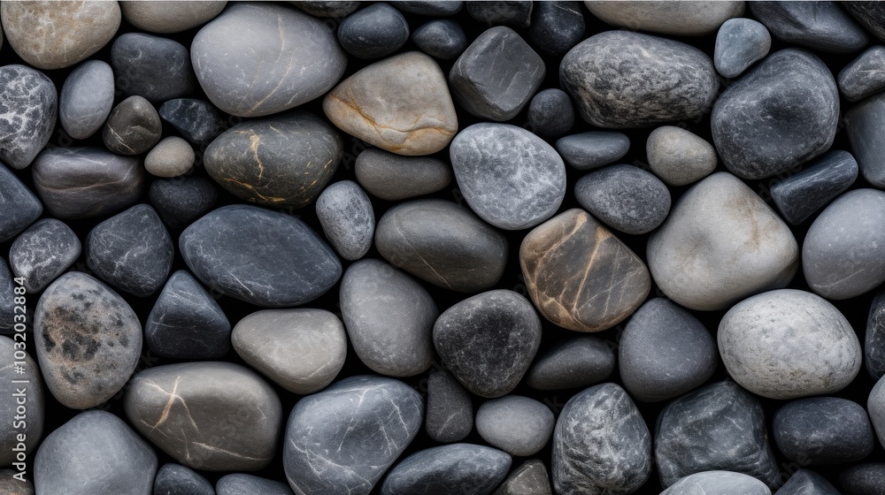Assorted Smooth Stones Texture. Natural Pebbles Background in Earth Hues Assorted Smooth Stones Texture. Natural Pebbles Background in Earth Hues