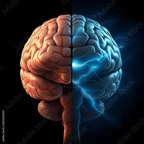 Digital brain Detailed brai...