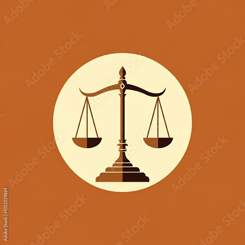 Symbolic scales of justice ...