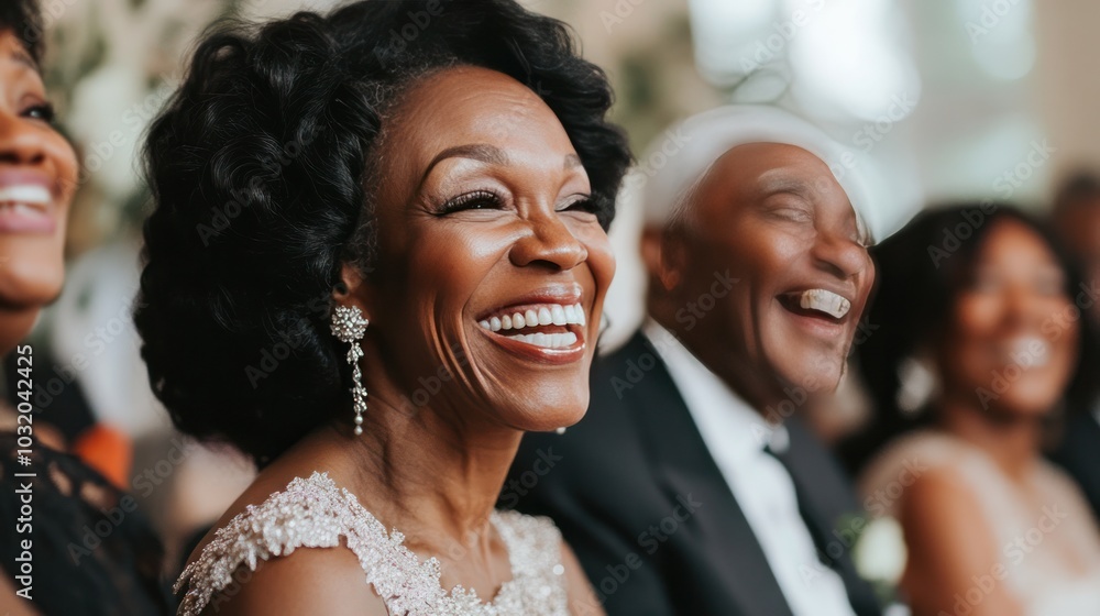 Obraz premium A joyful celebration full of smiles, laughter, and the delight of being together