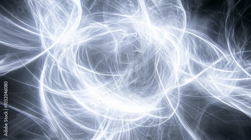 Ethereal Swirls of Light and Energy