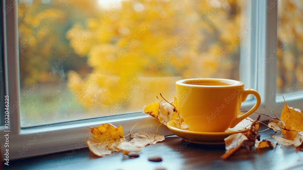 Autumn Coffee with a View