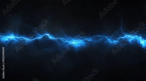 Electric Blue Lightning