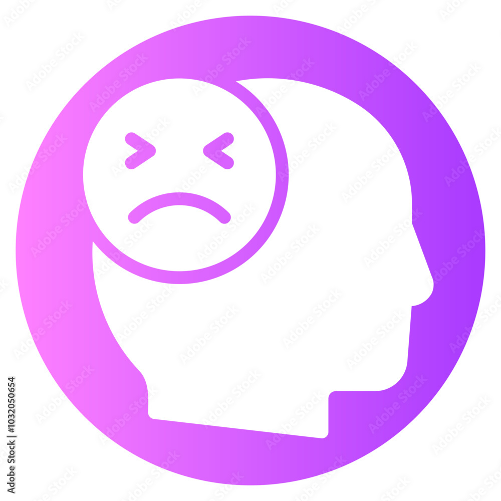 head gradient icon head gradient icon