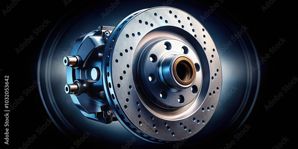 Closeup Double Exposure of Steel Disc Brake Car Isolated on Dark Background, Highlighting Mechanical Precision and Automotive Design, Perfect for Car Enthusiasts and Industry Professionals Closeup Double Exposure of Steel Disc Brake Car Isolated on Dark Background, Highlighting Mechanical Precision and Automotive Design, Perfect for Car Enthusiasts and Industry Professionals