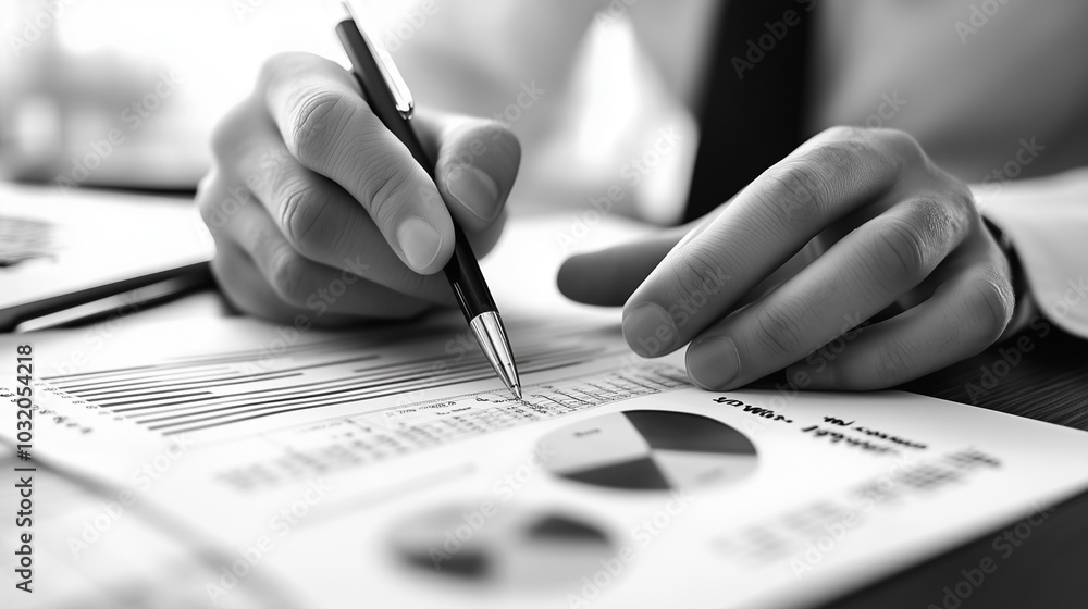 Obraz premium Usługi inwestycyjne obejmują także zarządzanie aktywami, które polega na efektywnym inwestowaniu funduszy klientów w różnorodne instrumenty finansowe.