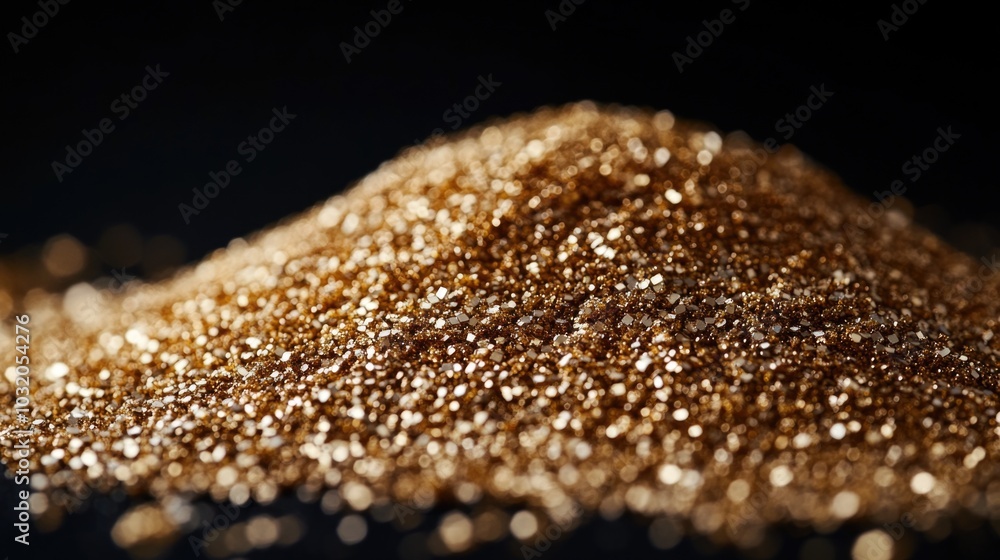 Golden Glittery Texture Golden Glittery Texture