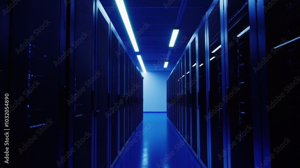 Server Room: A Glimpse into the Digital Heart Server Room: A Glimpse into the Digital Heart