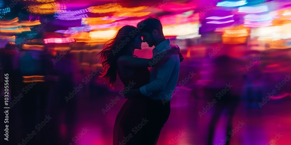 Neon Dance Blur Neon Dance Blur