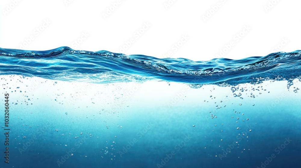Blue Water Waves Abstract Blue Water Waves Abstract