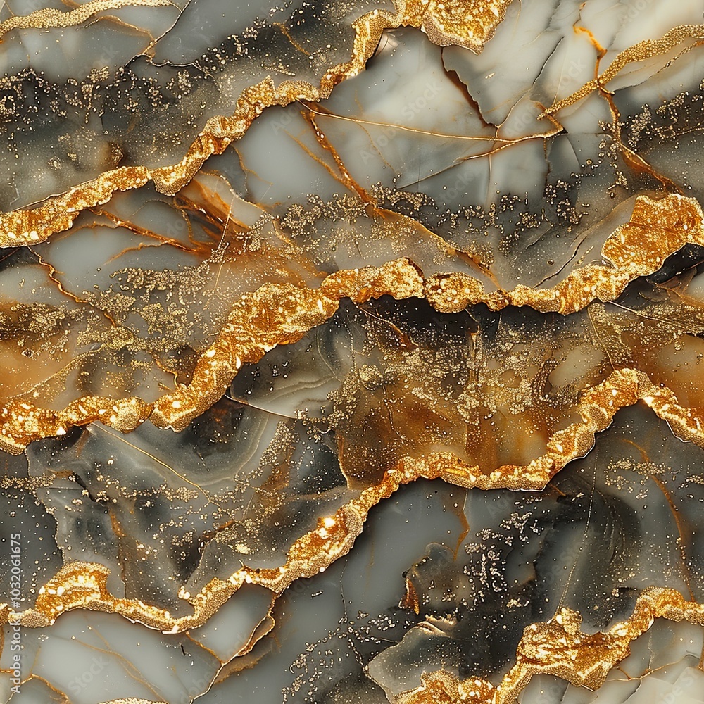 Seamless Abstract Background With multicolored waves and lines marble texture. 3d render illustration. Gold marble patterned texture background. Seamless Abstract Background With multicolored waves and lines marble texture. 3d render illustration. Gold marble patterned texture background.