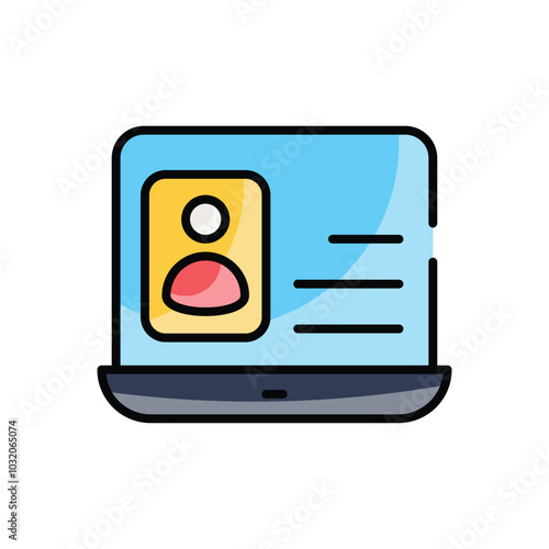 Customer Account vector icon