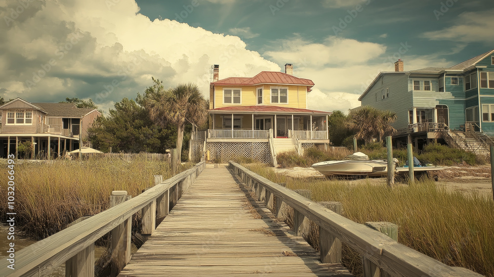 The house features a cozy porch with inviting chairs, perfect for enjoying the coastal breeze and stunning views of the horizon. The house features a cozy porch with inviting chairs, perfect for enjoying the coastal breeze and stunning views of the horizon.