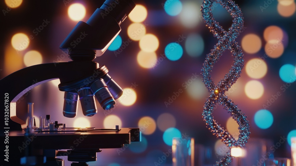 Microscope and DNA Helix