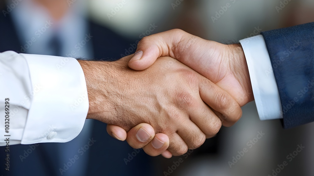 Successful Business Handshake Deal Between Colleagues After Fruitful in Corporate Office Setting of Achievement Partnership and Future Growth Opportunities Successful Business Handshake Deal Between Colleagues After Fruitful in Corporate Office Setting of Achievement Partnership and Future Growth Opportunities