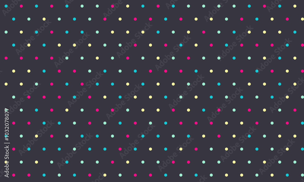 Colorful dotted pattern featuring round spots in a repeating layout. Ideal for creating abstract backgrounds, seamless textiles, and geometric wallpapers. Colorful dotted pattern featuring round spots in a repeating layout. Ideal for creating abstract backgrounds, seamless textiles, and geometric wallpapers.