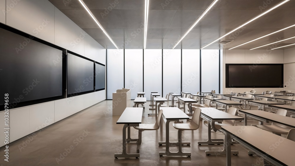 Fototapeta premium Modern School Classroom
