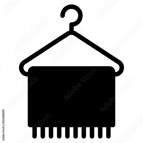 bath towel icon