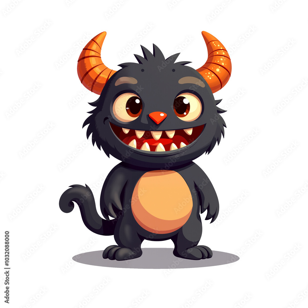whimsical monster cute halloween characters isolated PNG with no background in cartoon style whimsical monster cute halloween characters isolated PNG with no background in cartoon style