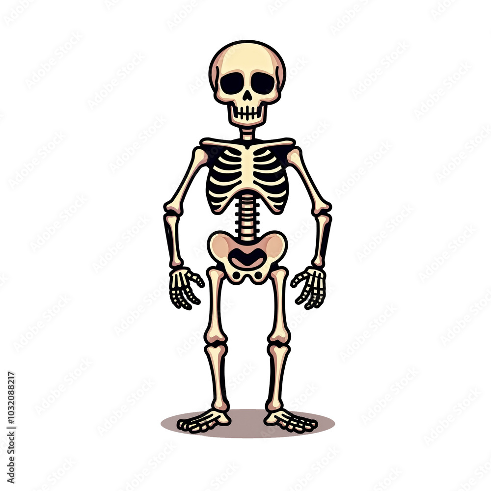 skeleton. cute halloween characters isolated PNG with no background in cartoon style skeleton. cute halloween characters isolated PNG with no background in cartoon style