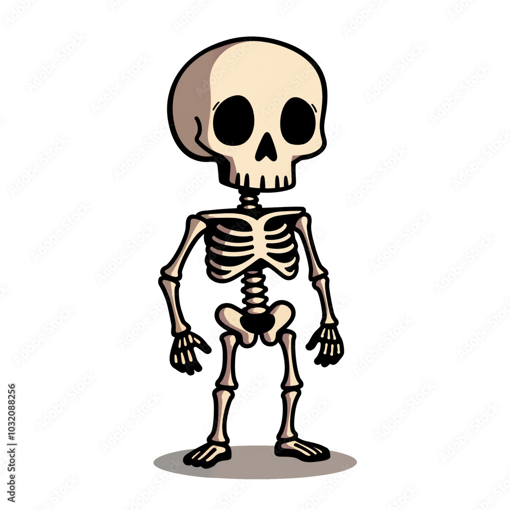 skeleton. cute halloween characters isolated PNG with no background in cartoon style skeleton. cute halloween characters isolated PNG with no background in cartoon style