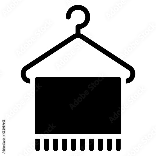 bath towel icon