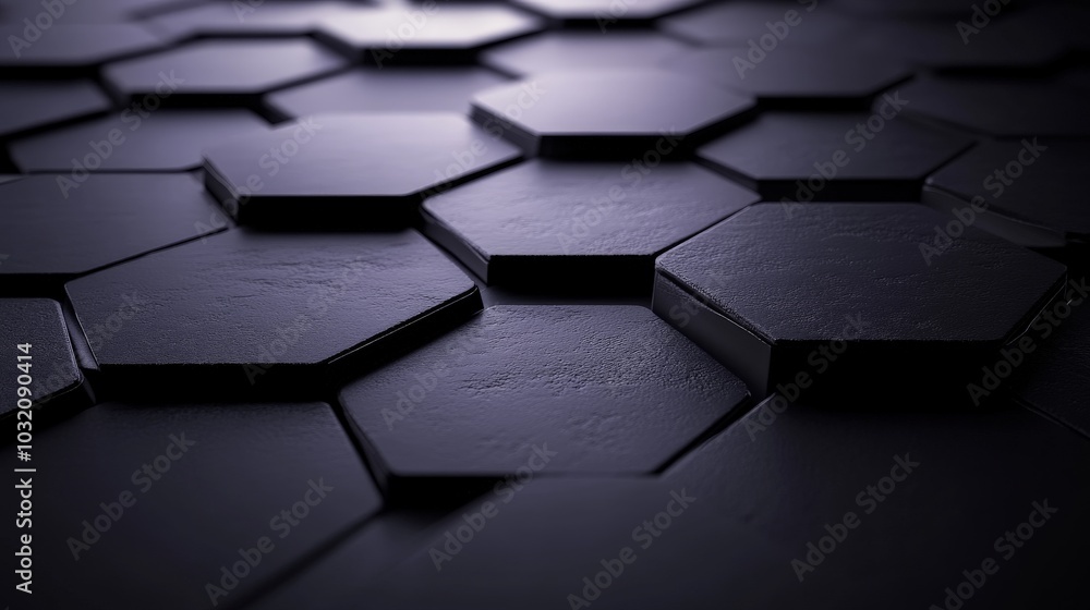 Geometric Hexagon Patterned Background in Shades of Black and Gray Geometric Hexagon Patterned Background in Shades of Black and Gray