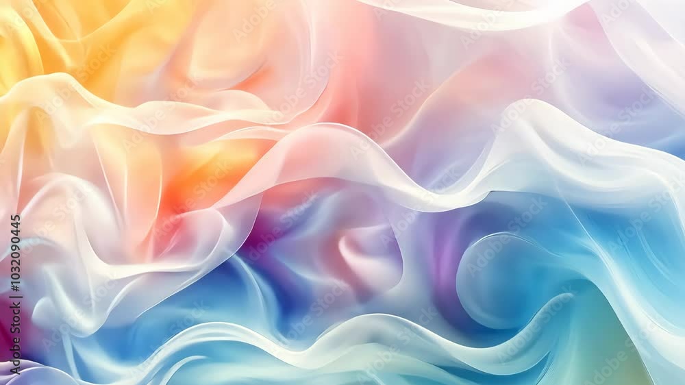 Colorful abstract flowing waves, soft gradient texture. Artistic expression and design inspiration concept. Colorful abstract flowing waves, soft gradient texture. Artistic expression and design inspiration concept.